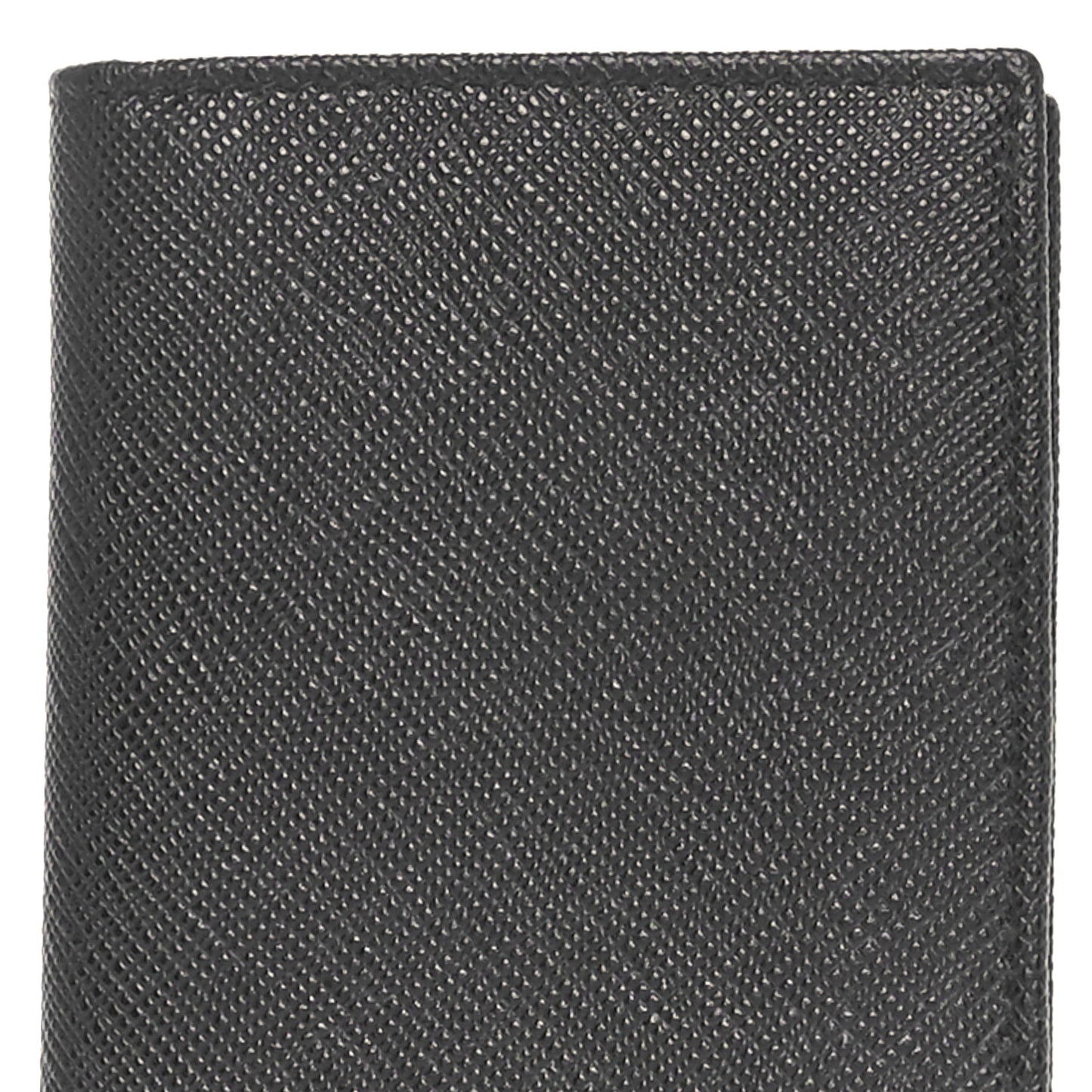 Saffiano Flap Card Holder Black
