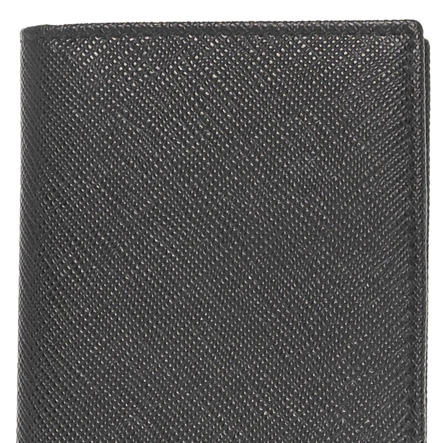 Prada Saffiano Flap Card Holder Black 7 of 7