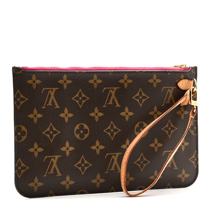 Louis Vuitton Monogram Neverfull MM GM Pochette Pivoine 3 of 7