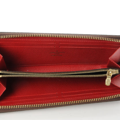 Louis Vuitton Damier Ebene Clemence Wallet Cherry 5 of 7