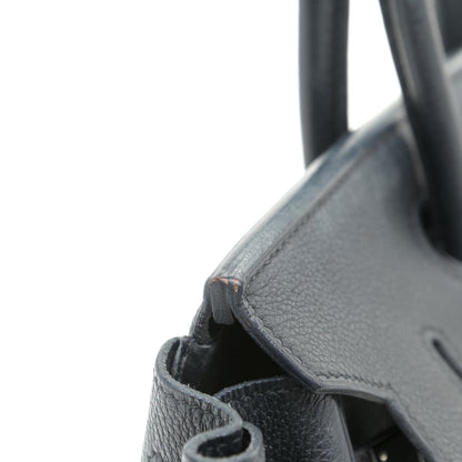 Hermes Taurillon Clemence Crinoline Birkin 30 Black 17 of 21