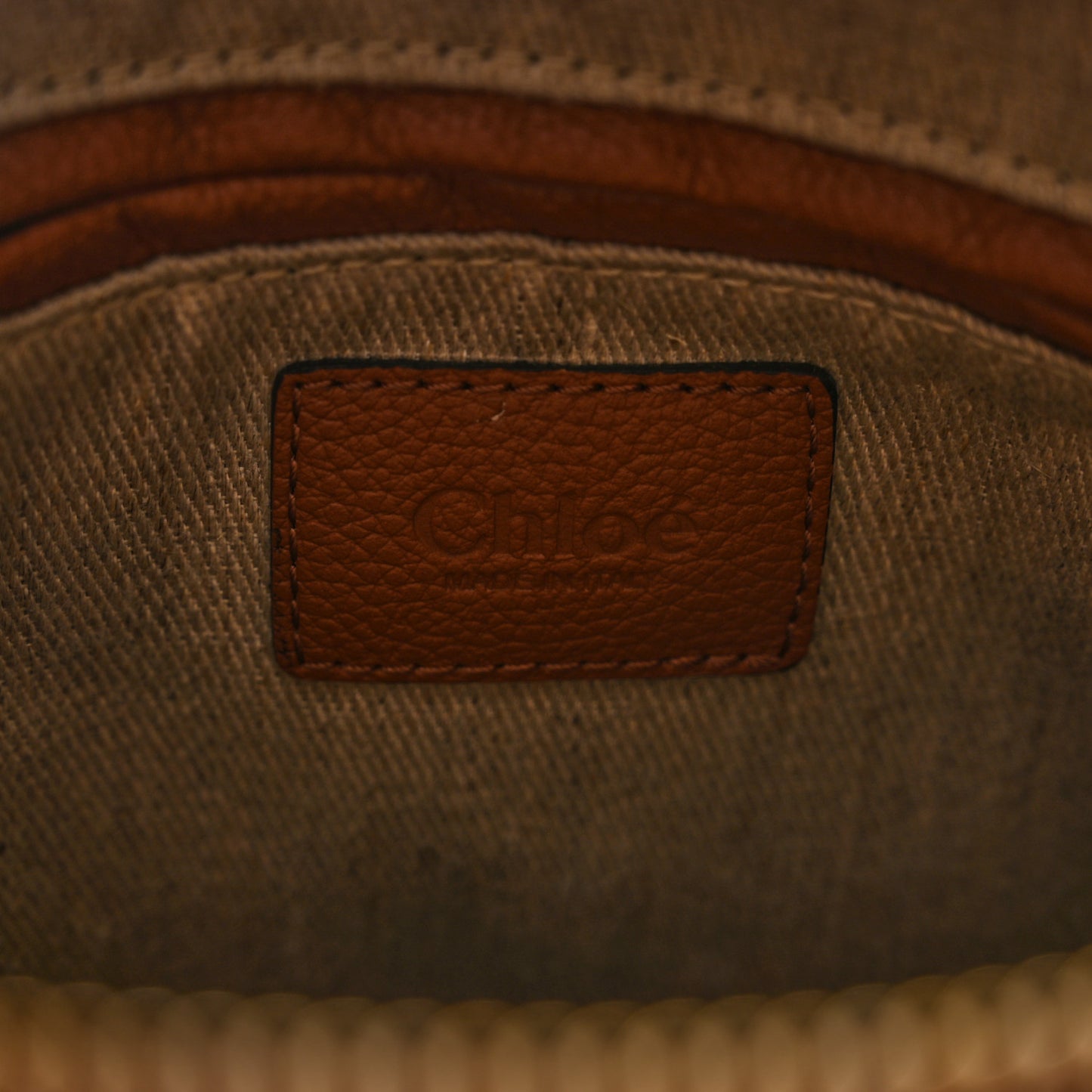 Calfskin Small Marcie Satchel Tan