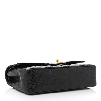 Chanel Caviar Quilted Medium Double Flap Black 4 of 14