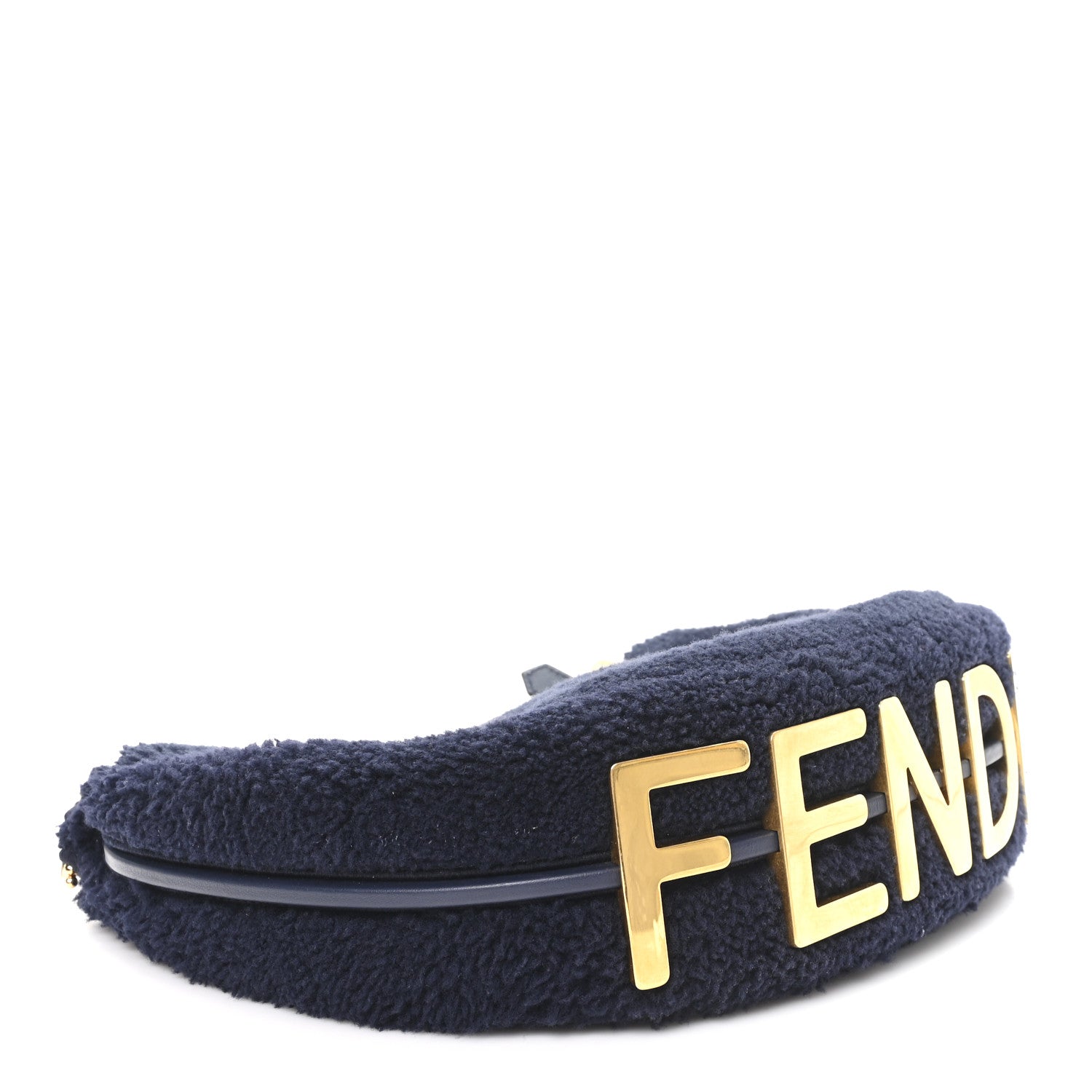Fendi Sheep Fur Vitello Grace Small Fendigraphy Hobo Midnight 4 of 11