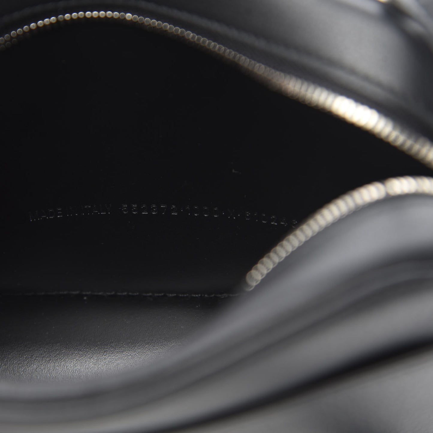 Calfskin Logo XS Everyday Camera Bag Black