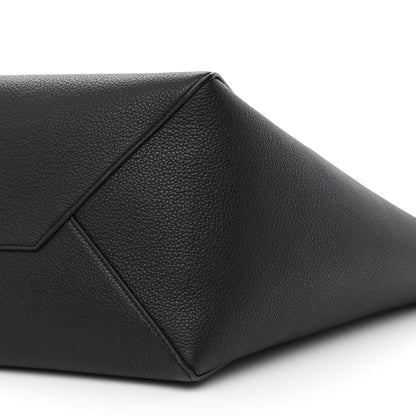 Celine Soft Grained Calfskin Small Belt Cabas Phantom Black 11 of 11