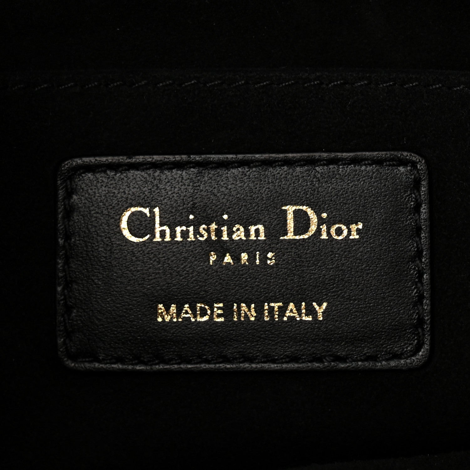 Christian Dior Lambskin Cannage Medium Dior Vibe Hobo Bag Black 6 of 9