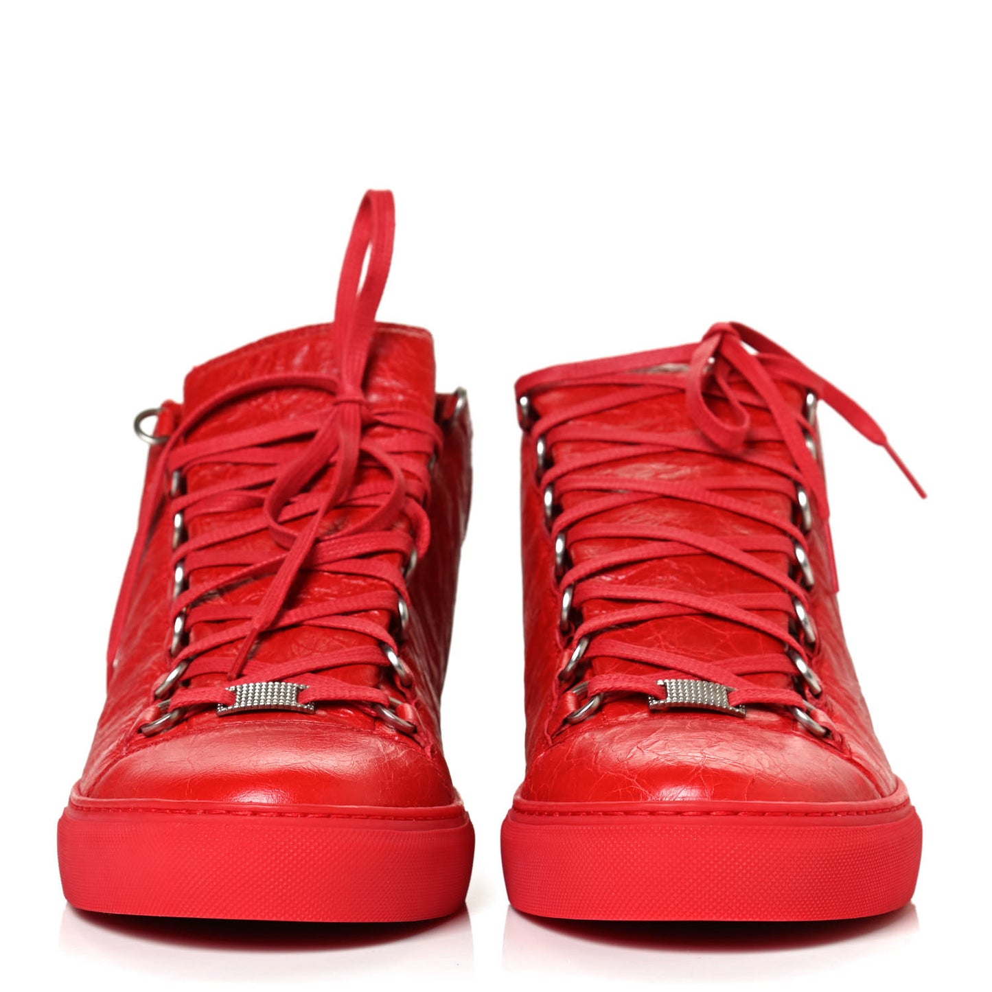 Agneau Arena Opaque Mens High Top Sneakers 44 Rouge Grenade