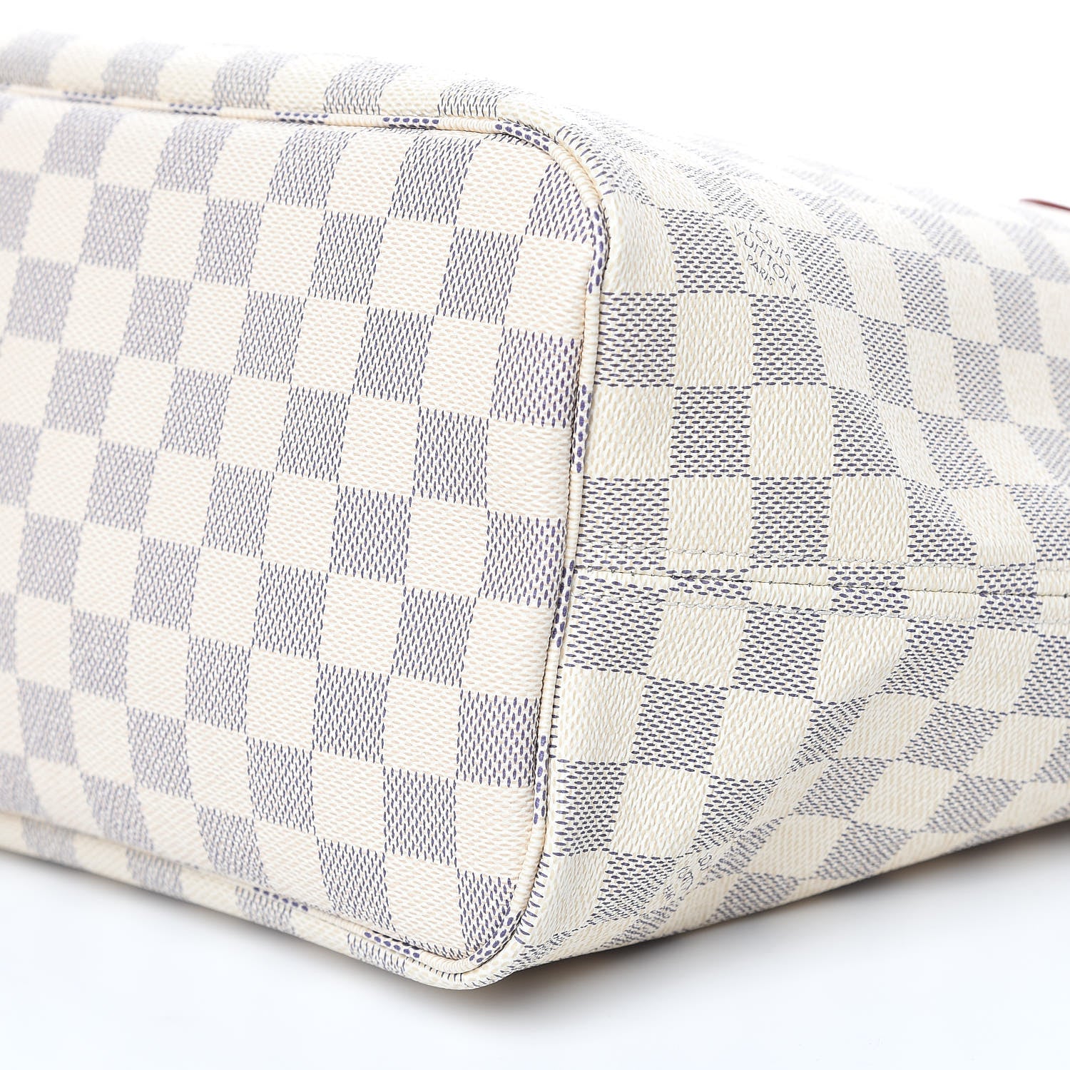 Louis Vuitton Damier Azur Neo Neverfull MM Rose Ballerine 9 of 10