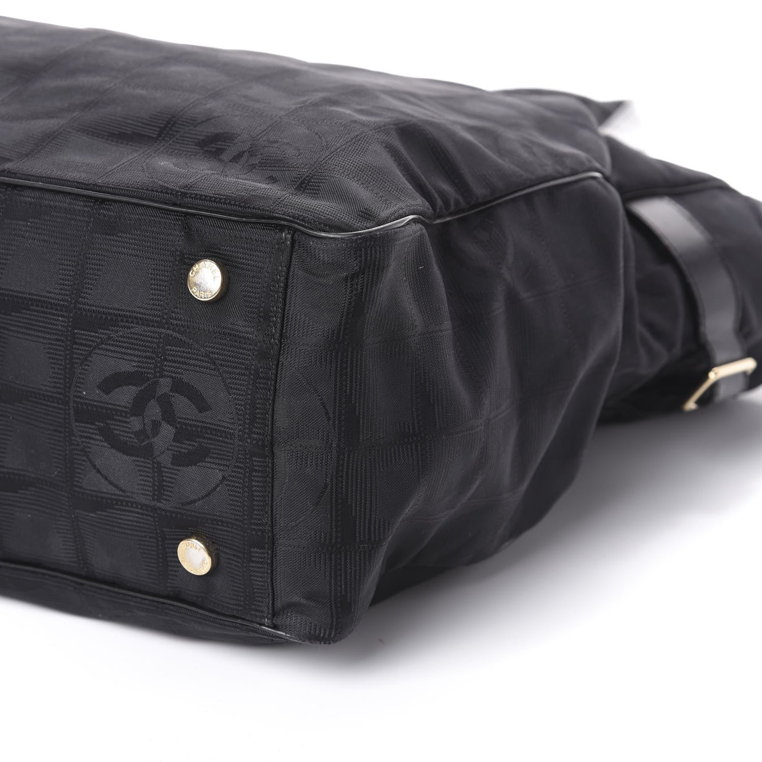 Chanel Nylon Large Travel Tote Black 10 of 10