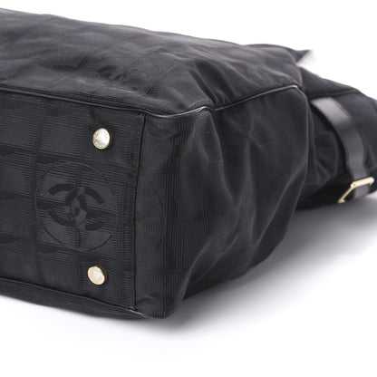 Chanel Nylon Large Travel Tote Black 10 of 10