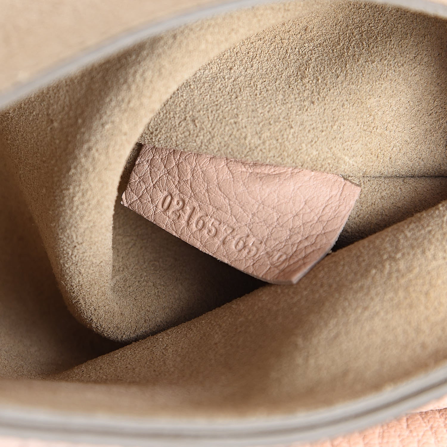 Chloe Grained Lambskin Drew Shoulder Bag Cement Pink 7 of 10