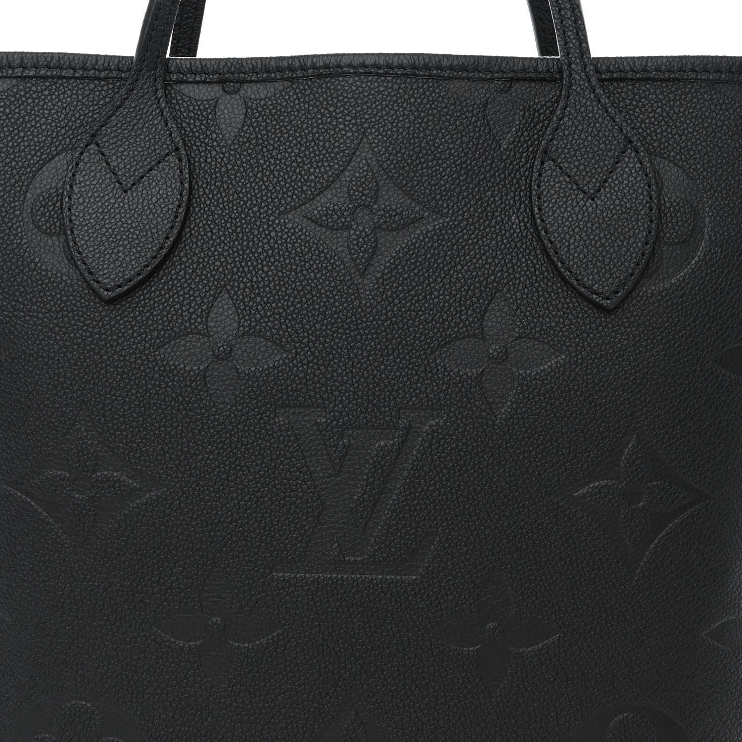 Louis Vuitton Empreinte Monogram Giant Neverfull MM Black 9 of 11