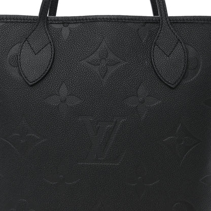 Louis Vuitton Empreinte Monogram Giant Neverfull MM Black 9 of 11