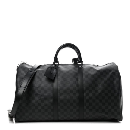 Louis Vuitton Damier Graphite Keepall Bandouliere 55 1 of 10