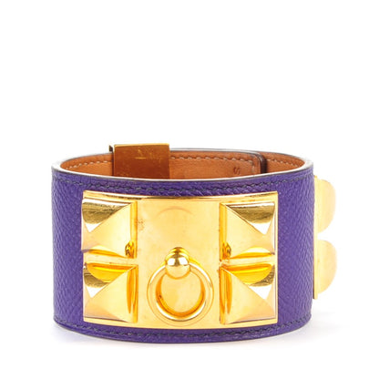 Hermes Epsom Collier de Chien CDC Bracelet S Crocus 1 of 7