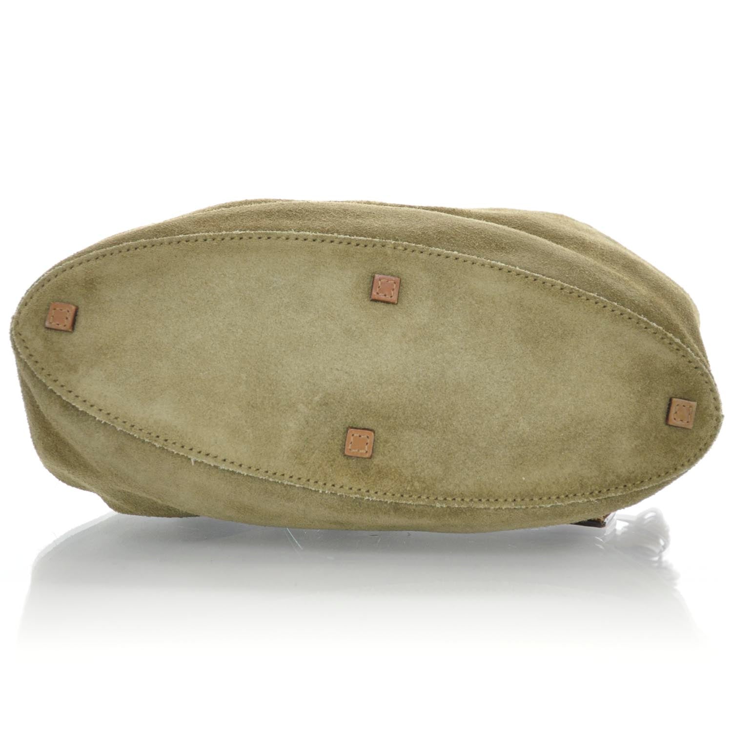 Gucci Suede Drawstring Shoulder Bag 5 of 9