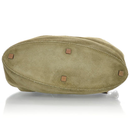 Gucci Suede Drawstring Shoulder Bag 5 of 9