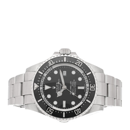 Rolex Stainless Steel 44mm Oyster Perpetual Date Sea-Dweller Deepsea Watch Black 116660 2 of 4