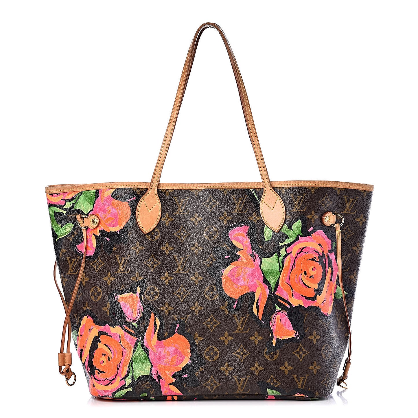 Monogram Roses Neverfull MM