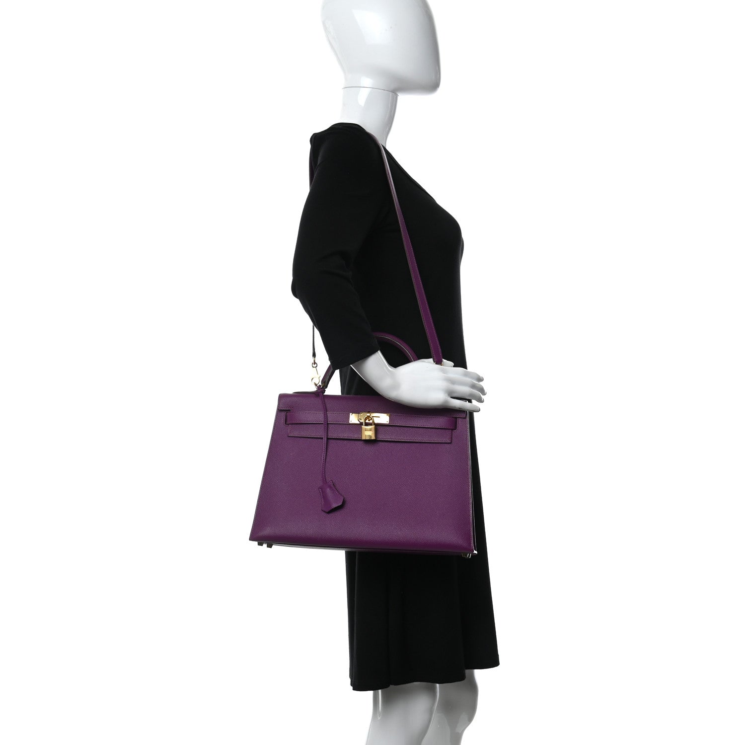 Hermes Togo Kelly Retourne 32 Anemone 2 of 16