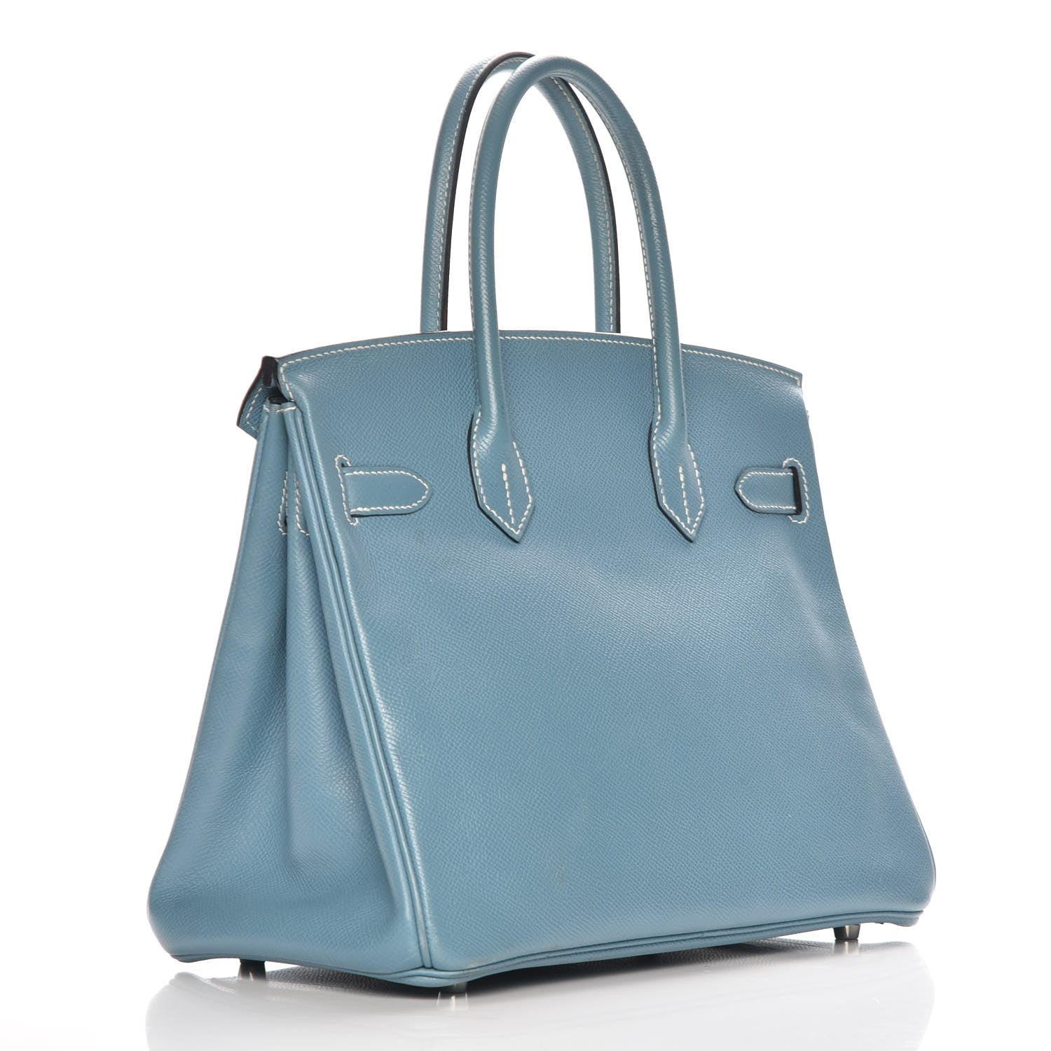 Hermes Epsom Birkin 30 Blue Jean 3 of 34
