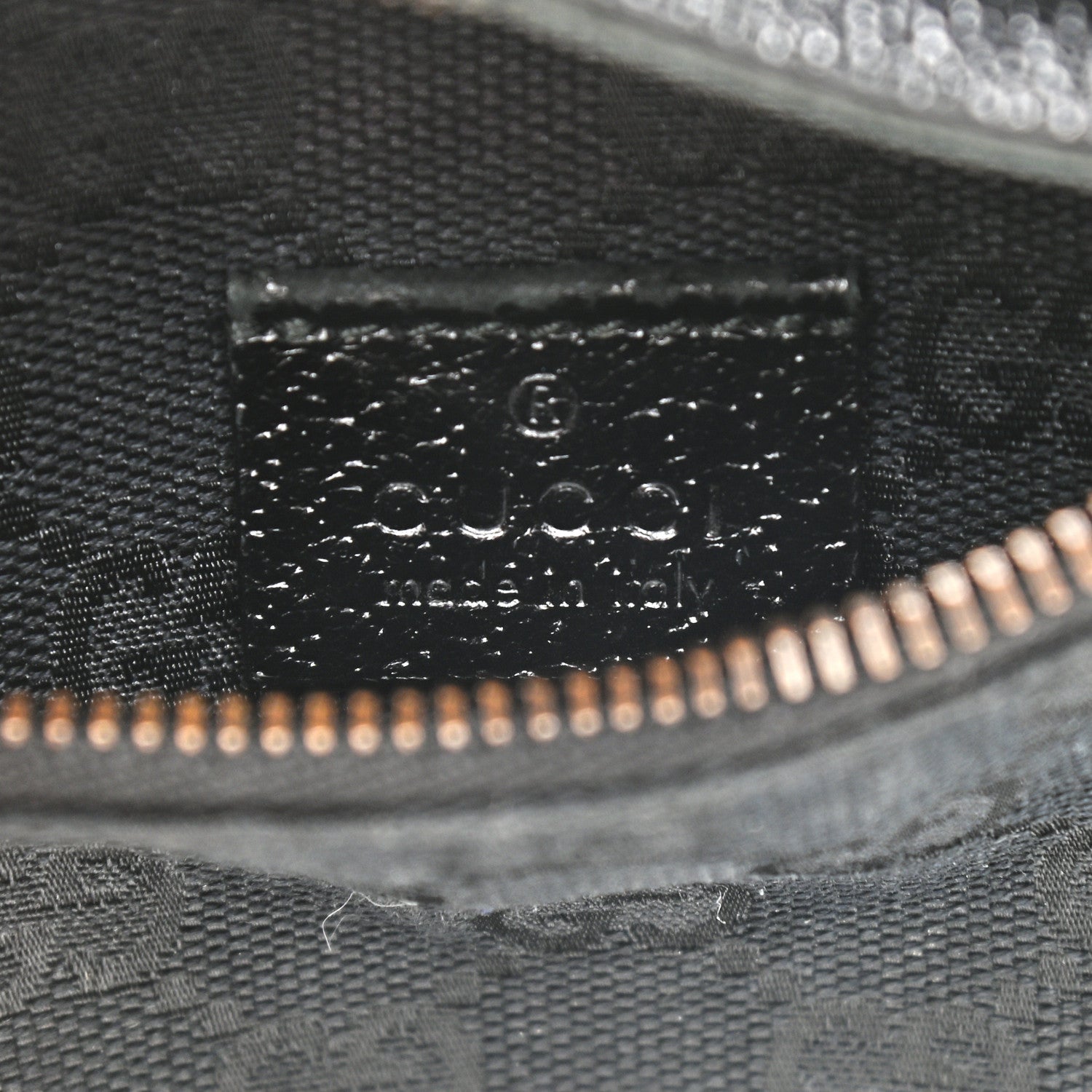 Gucci GG Monogram Web Double Pocket Belt Bag Black 6 of 12