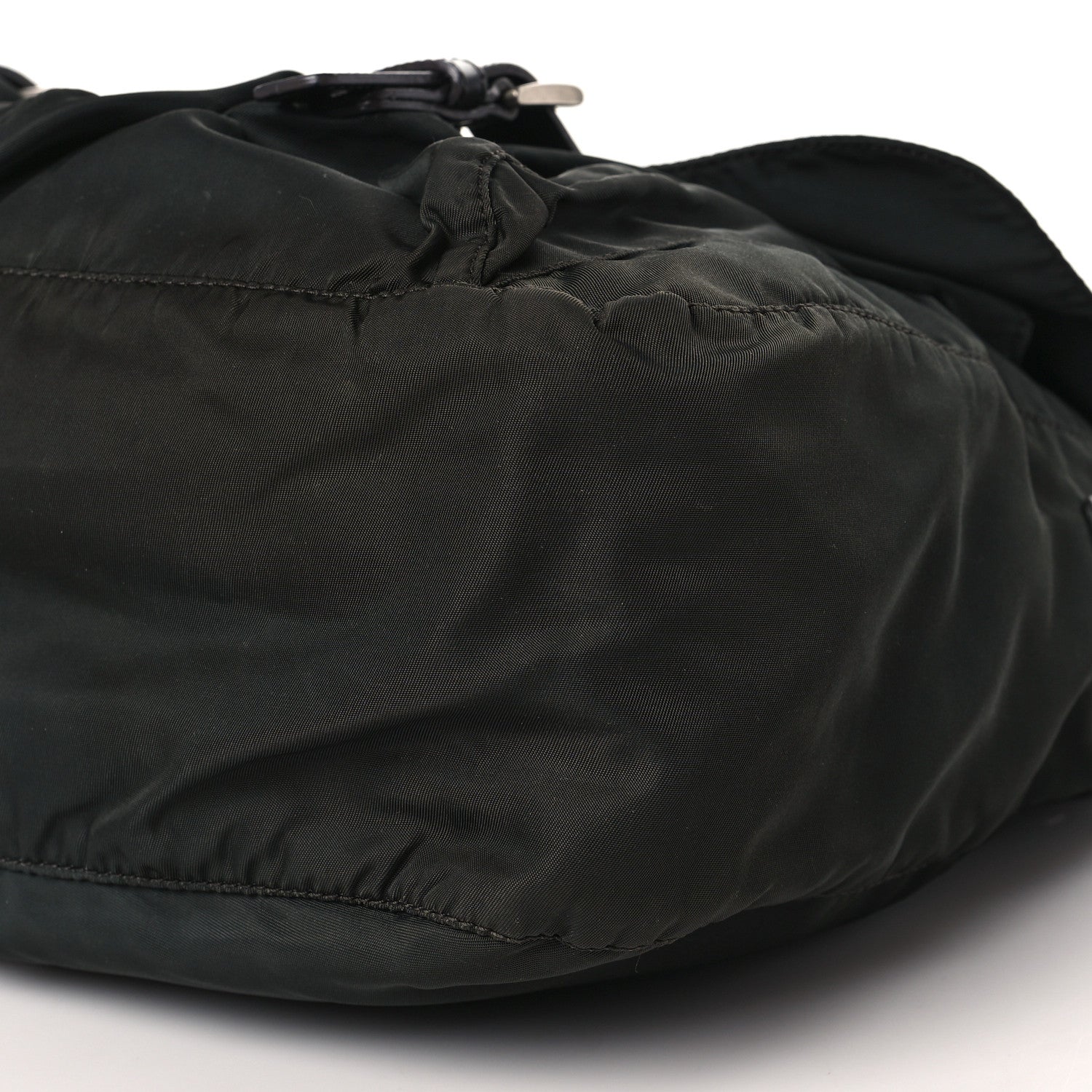 Prada Tessuto Nylon Messenger Bag Black 8 of 8