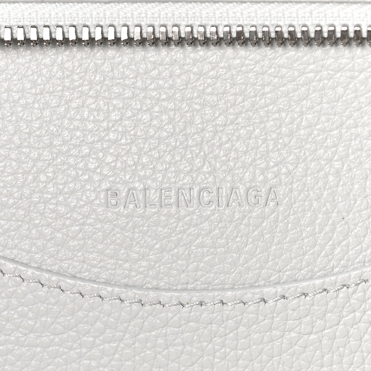 Balenciaga Grained Calfskin Neo Classic Silver Hardware S City White 6 of 8