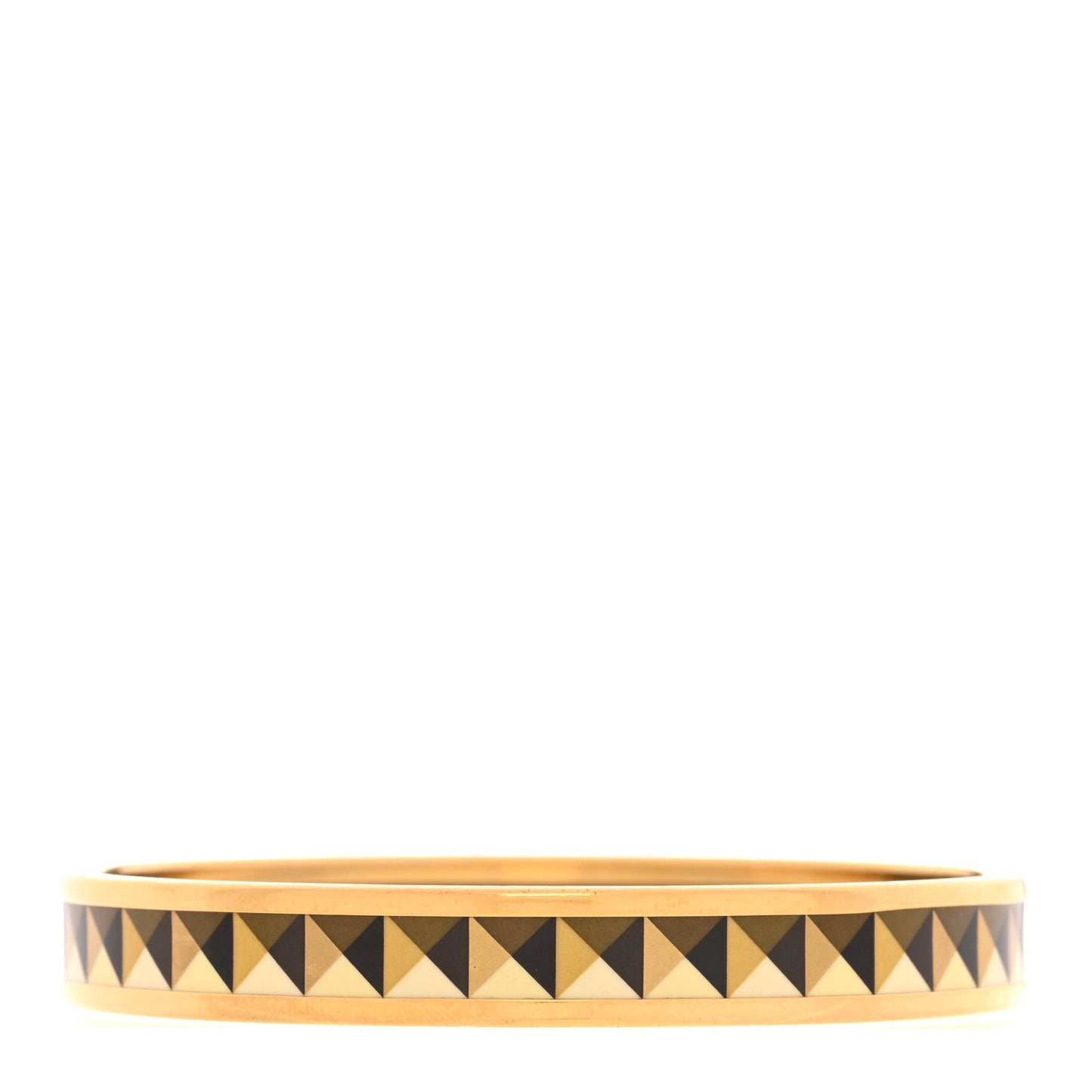 Enamel Printed Narrow Clous en Trompe l'Oeil Bracelet 65
