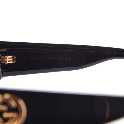 Gucci Acetate Square Frame Sunglasses GG0053S Black 5 of 7