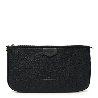 Louis Vuitton Empreinte Monogram Giant Multi Pochette Accessories Black 3 of 11