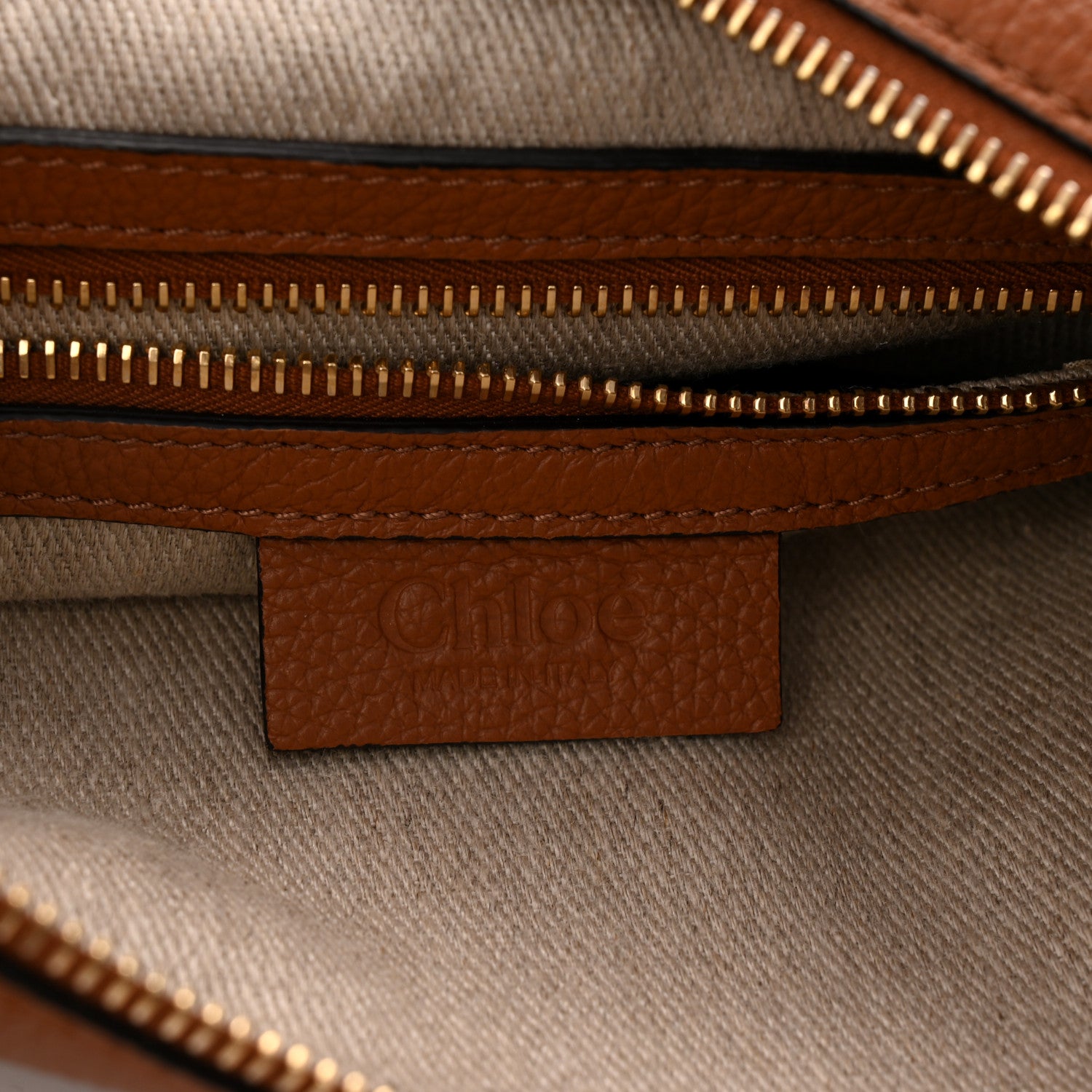 Chloe Calfskin Small Marcie Satchel Tan 6 of 11