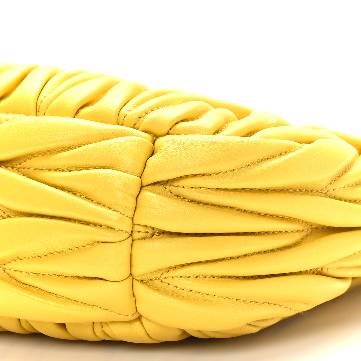 Nappa Matelasse Mini Wander Hobo Sunny Yellow
