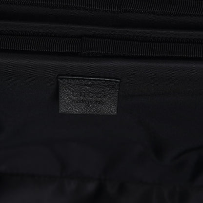 Gucci GG Supreme Monogram Large Four Wheel Suitcase Black Grey 6 of 7