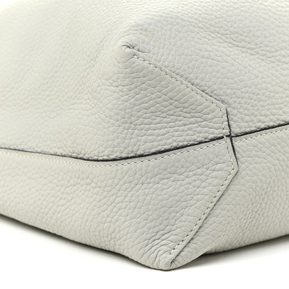 Hermes Taurillon Clemence Double Sens 36 Reversible Tote Gris Perle Etain 14 of 15