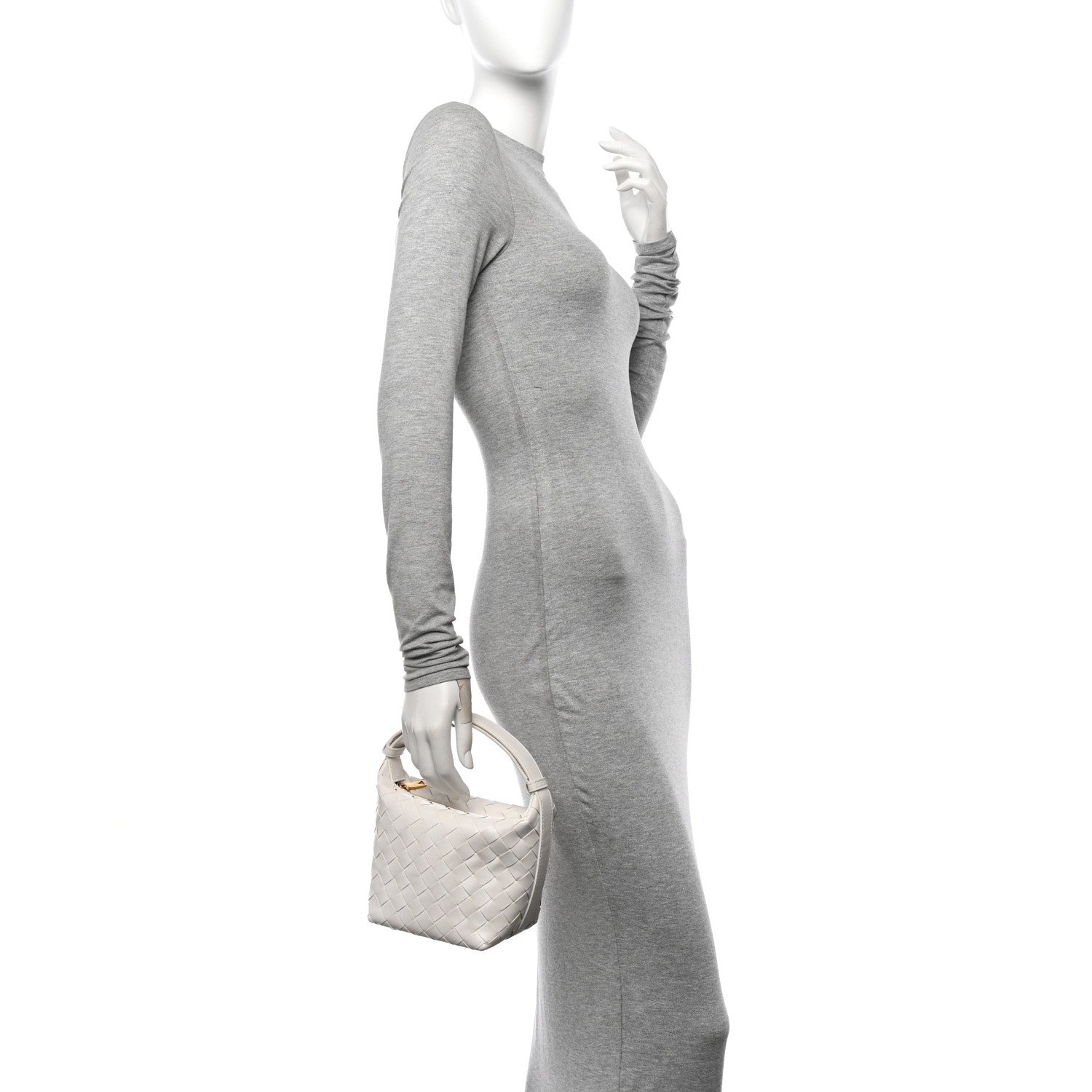 Bottega Veneta Calfskin Nappa Intrecciato Candy Wallace White 2 of 12