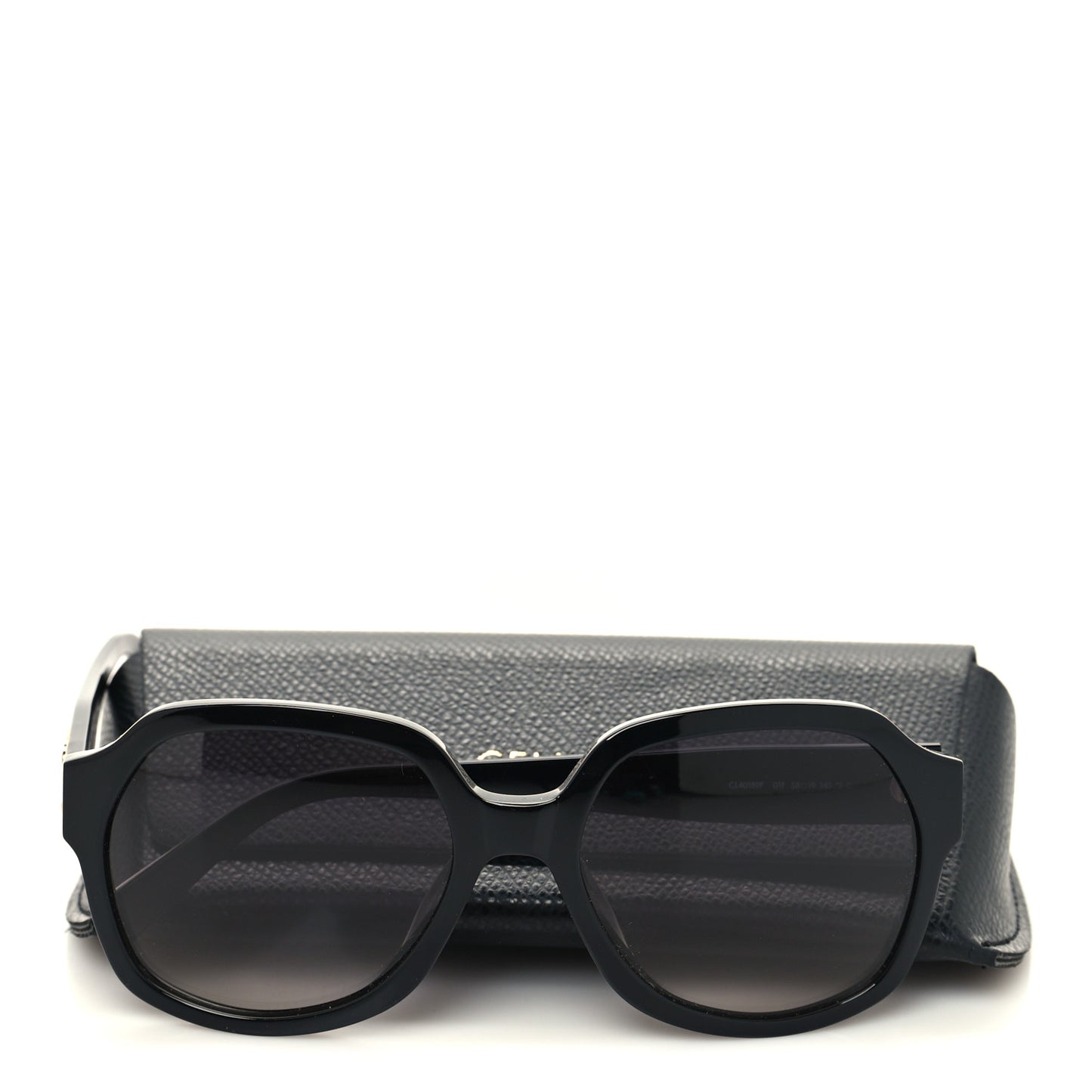 Acetate Triomphe Sunglasses CL40189F Black