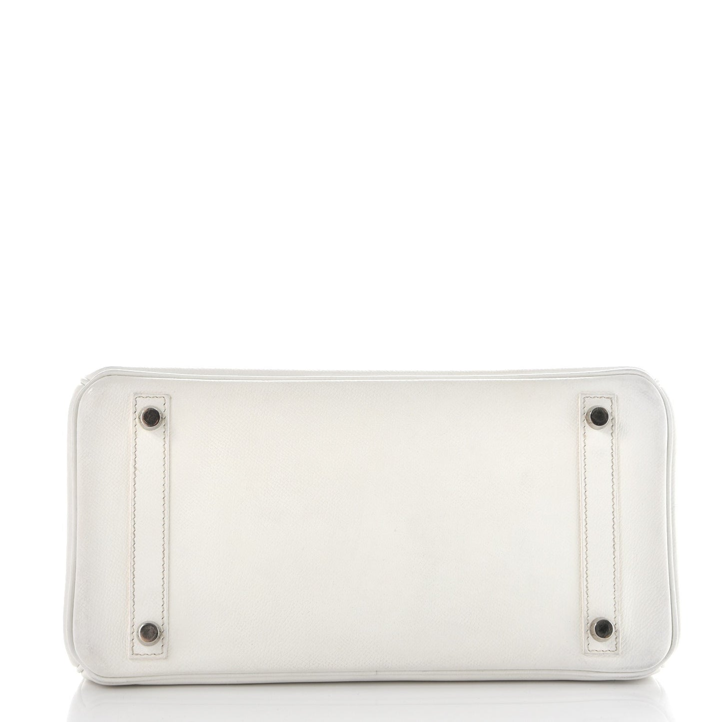 Epsom Birkin 30 White