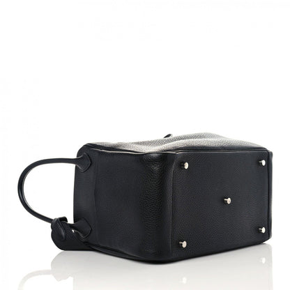 Hermes Taurillon Clemence Lindy 34 Black 4 of 12