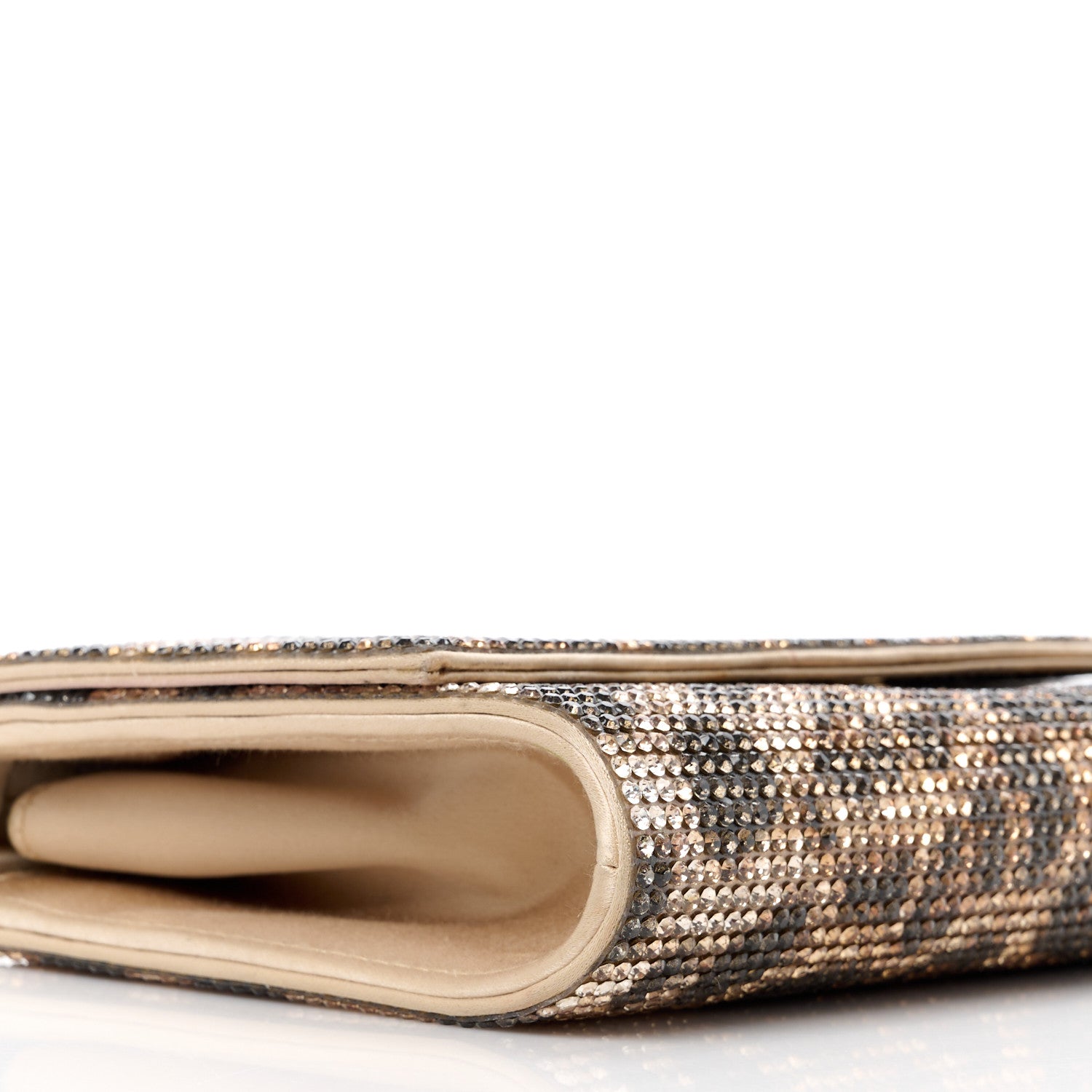 Judith Leiber Swarovski Crystal Fizzoni Leopard Clutch Champagne Multicolor 10 of 16