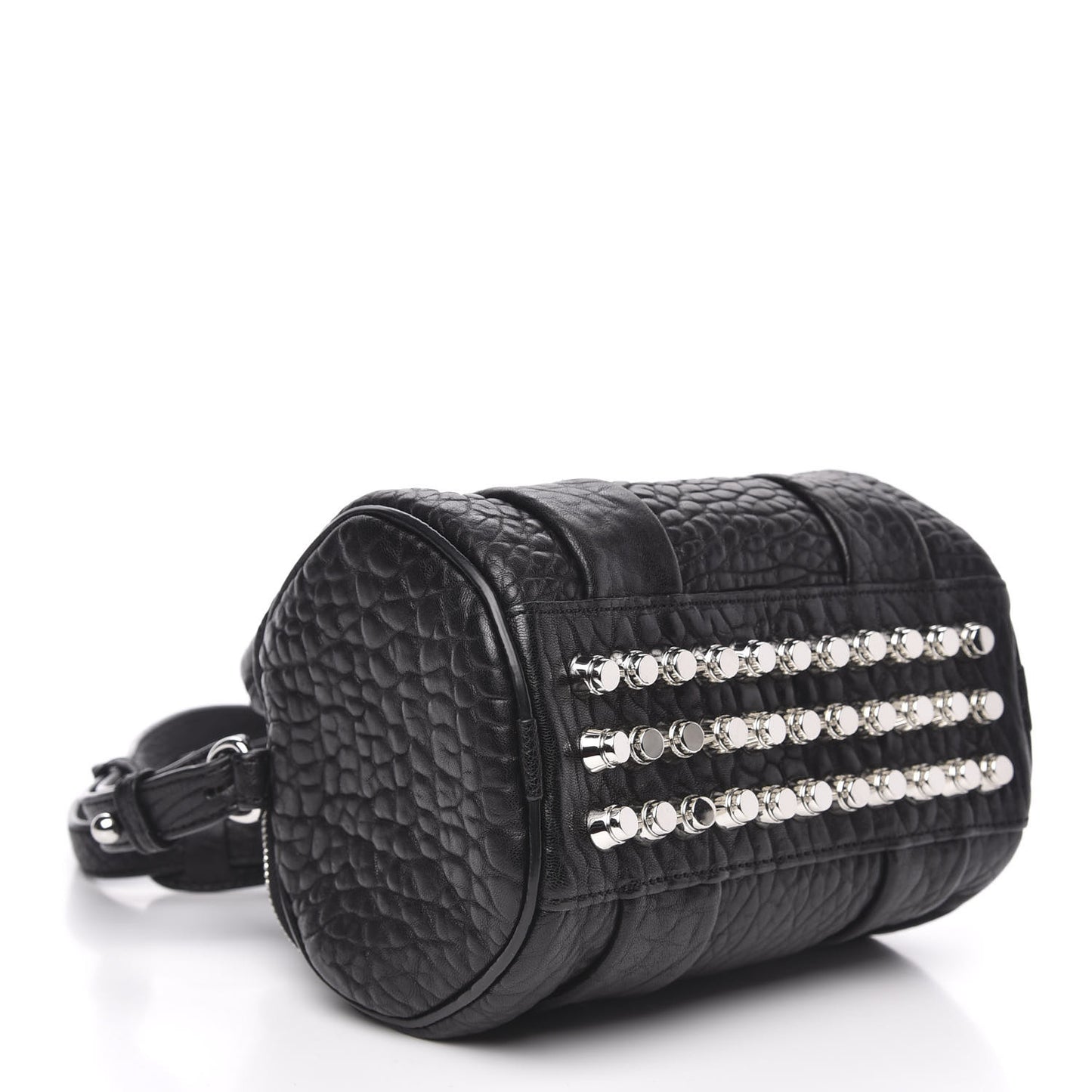 Pebbled Lambskin Mini Rockie Black Rhodium Hardware