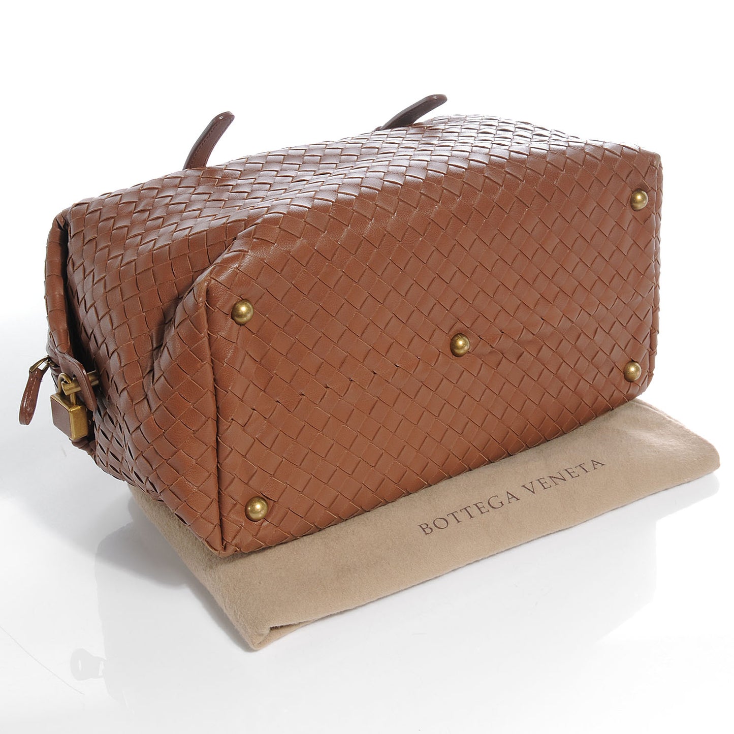 Nappa Intrecciato Montaigne Bag Noce
