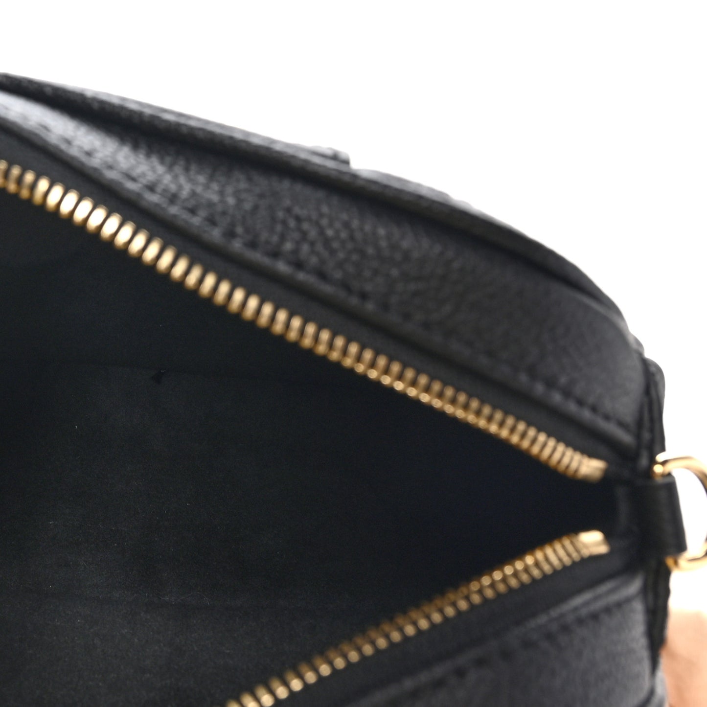 Empreinte Monogram Tiny Camera Bag Black