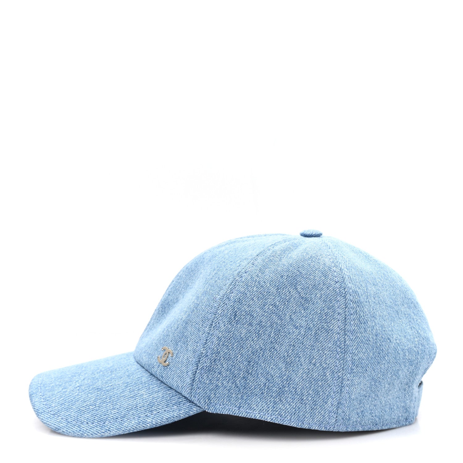 Chanel Denim CC Cap Hat Blue 4 of 8