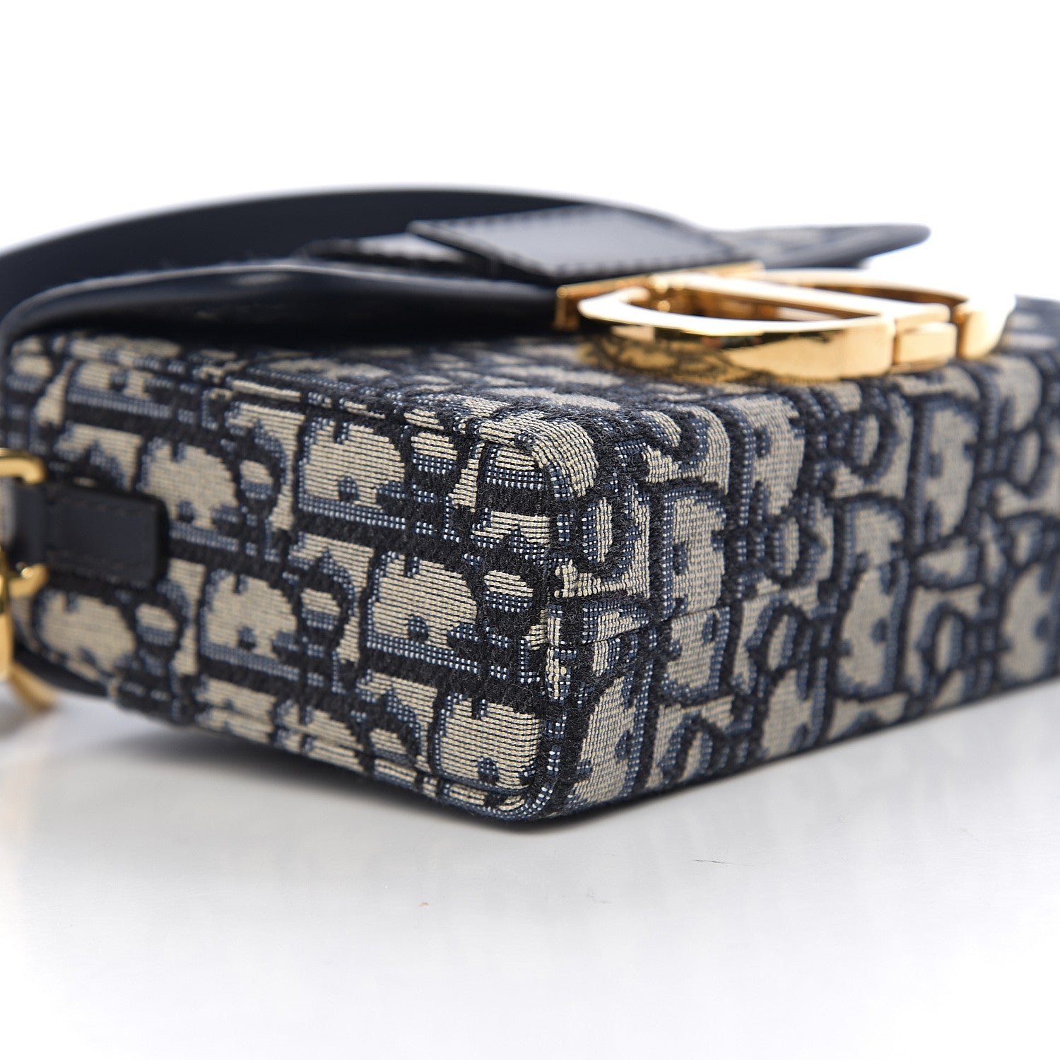 Christian Dior Oblique 30 Montaigne Box Bag Blue 6 of 9
