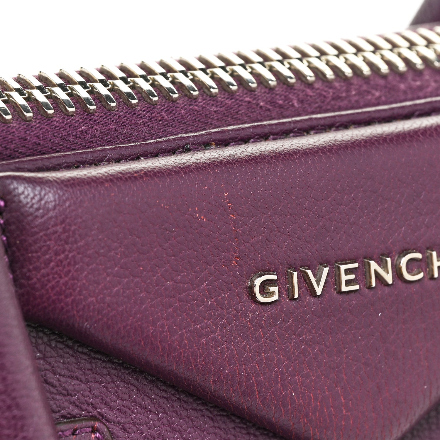 Givenchy Sugar Goatskin Small Antigona Dark Purple 15 of 19