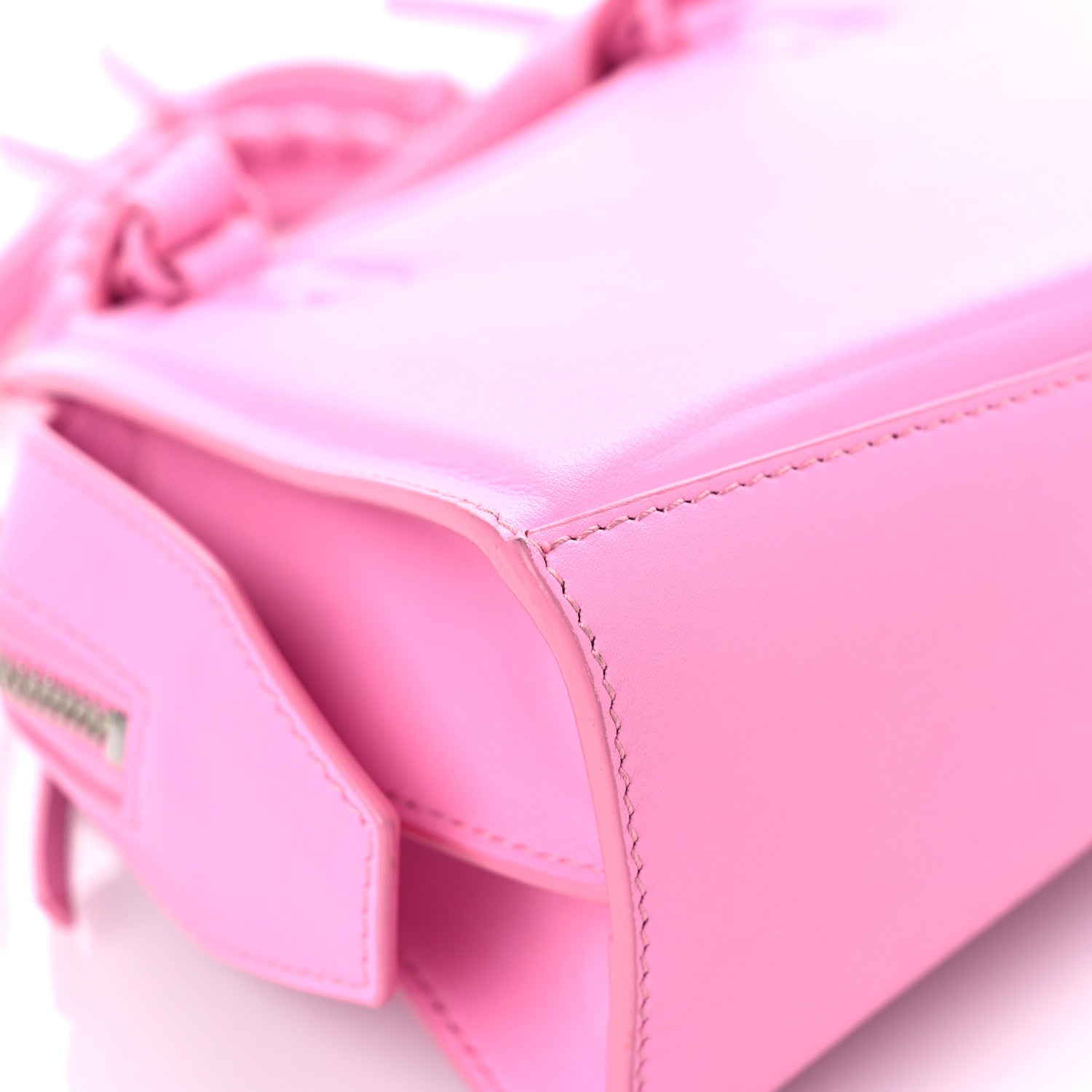 Balenciaga Cake Calfskin Tonal Hardware Mini Neo Classic City Rose 9 of 18