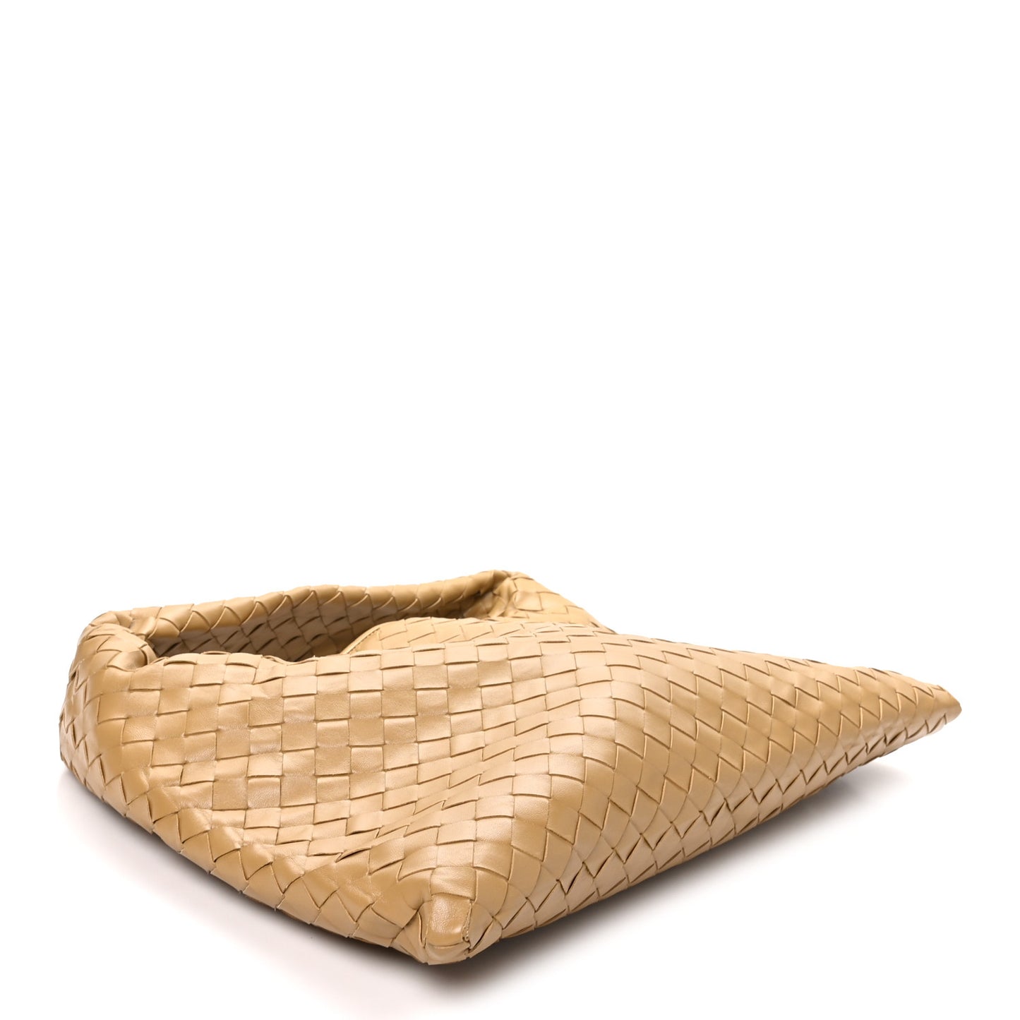 Calfskin Intrecciato Small Hop Dark Praline