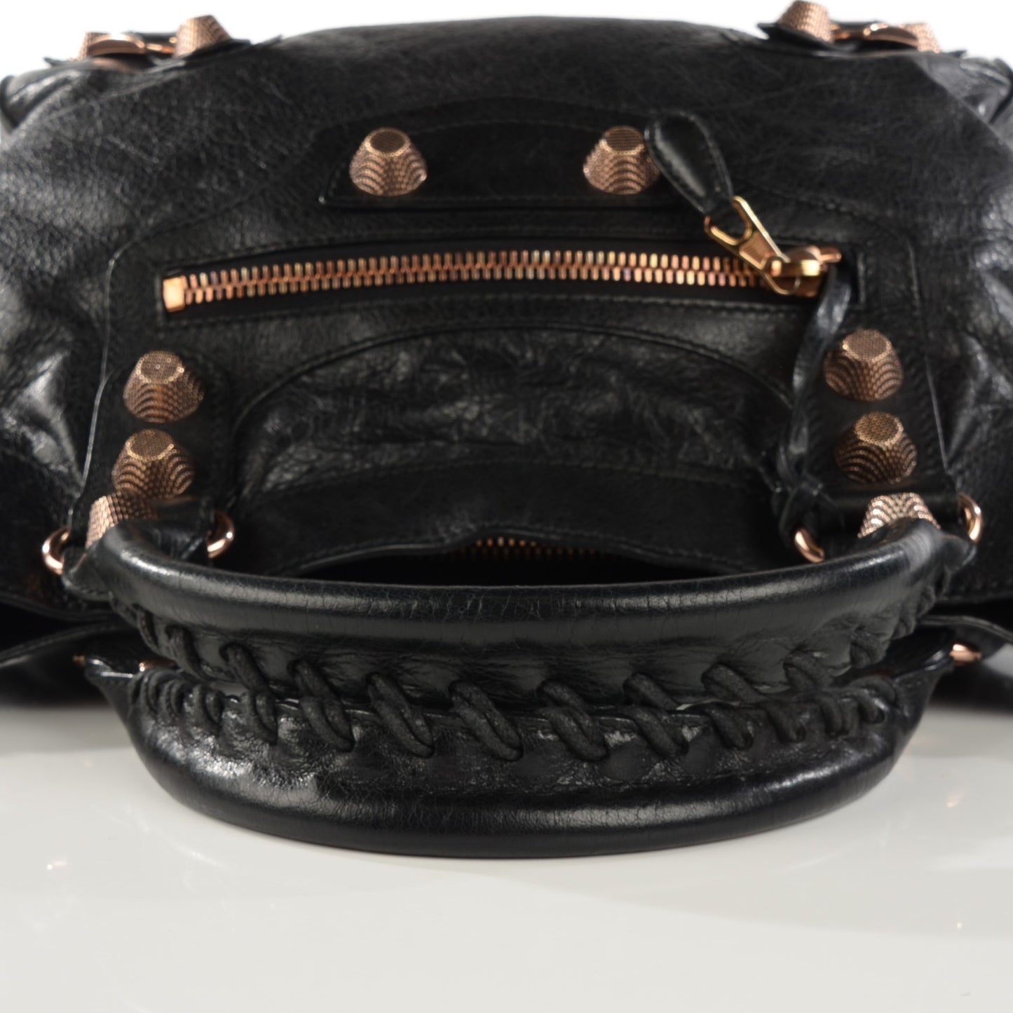 Agneau Giant 21 Rose Gold Hardware Velo Black